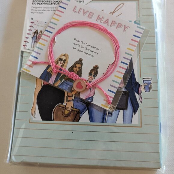 NWT Happy Planner Rong Rong 122 pc Mini Companion Accessories Stickers Bracelet - Picture 2 of 7